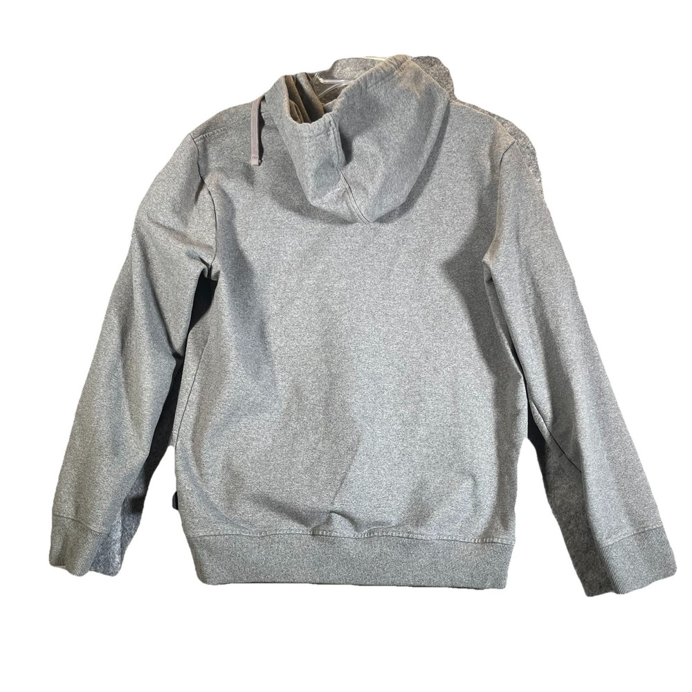 Patagonia Uprisal Hoodie Men Medium Gray P-6 Horizons Logo Pullover Sweatshirt - Picture 6 of 12